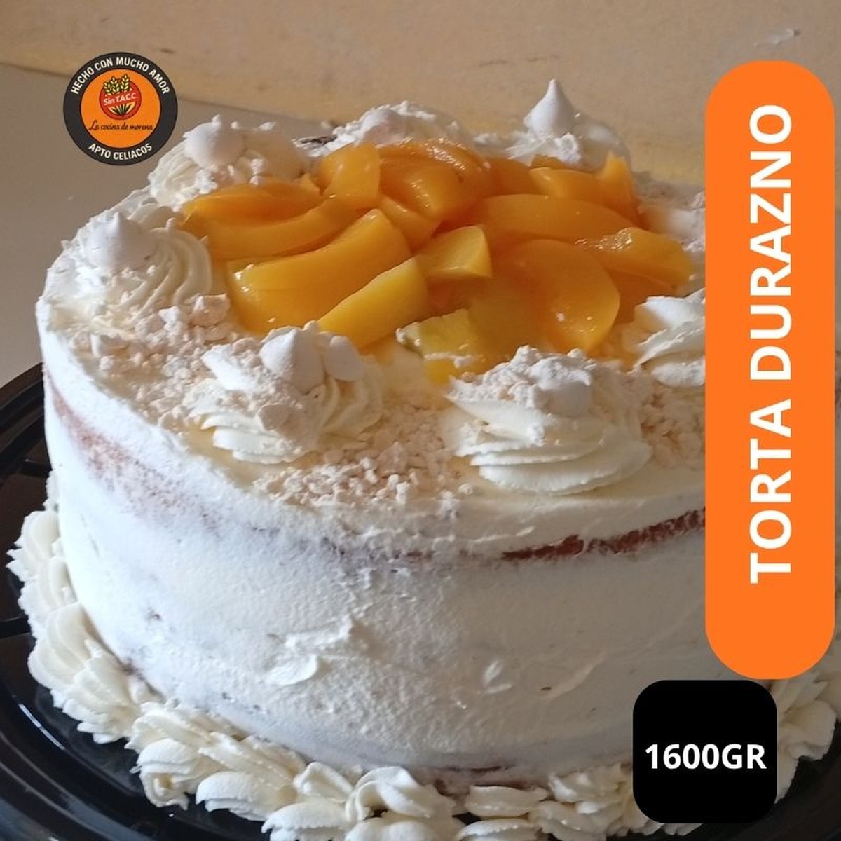 Torta de durazno